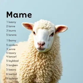 nomes para ovelhas